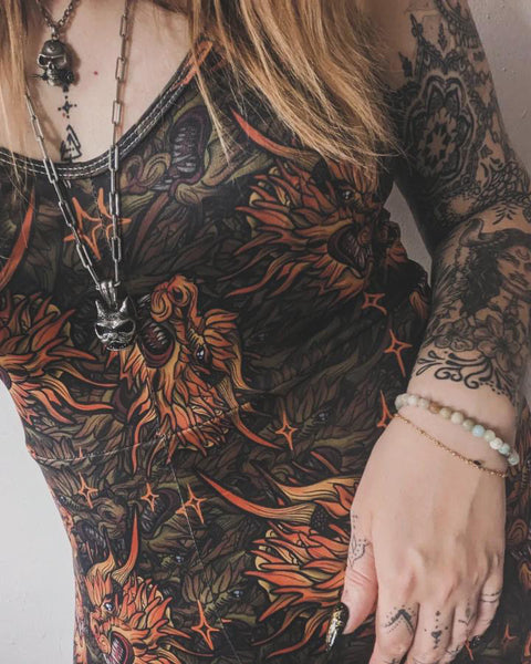 Badass Strappy Dress - Year Of The Dragon