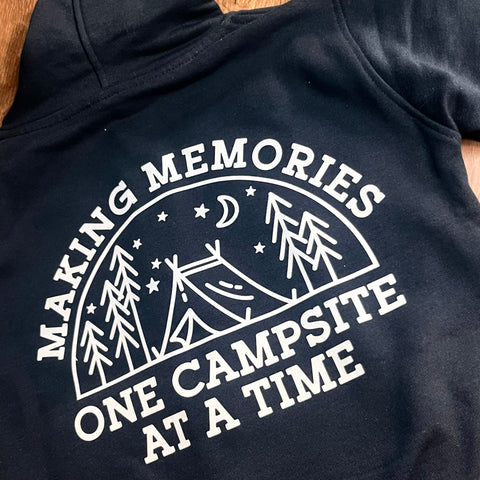 Campsite Memories Zip Hoodie