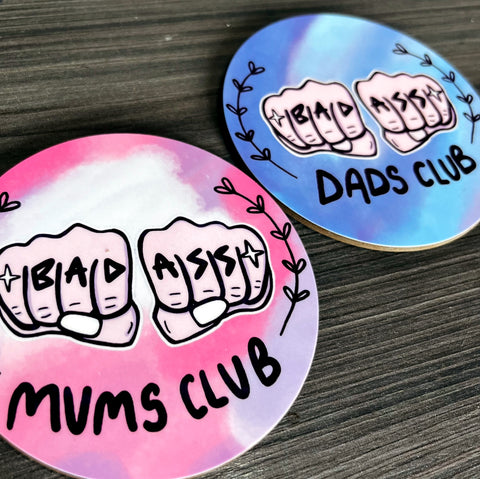 Badass Parents Club Coaster