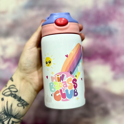Kids Mini Badass Club Polymer Bottle 350ml