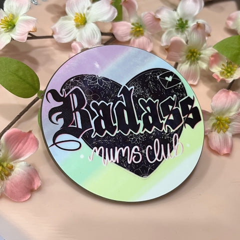 Badass Mums Club Coaster